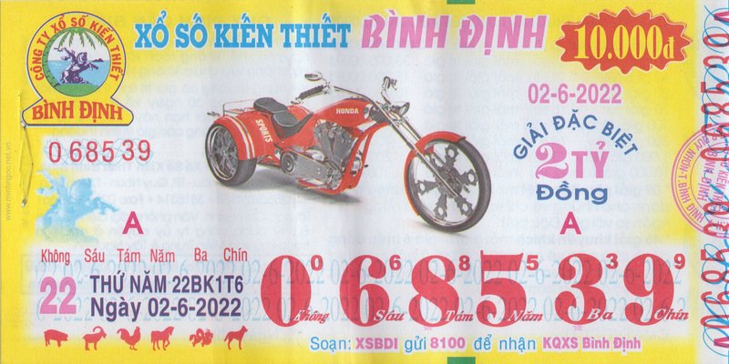 Chỉ dẫn dò vé số kiến thiết miền Trung